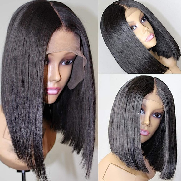 COPY - wow factor celebrity black lace front bob …